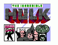 The Incredible Hulk (SMS)   © U.S. Gold 1994    1/3