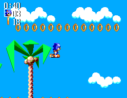 Sonic The Hedgehog Chaos (SMS)   © Sega 1993    2/12