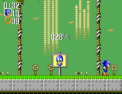 Sonic The Hedgehog Chaos (SMS)   © Sega 1993    8/12