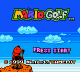 Mario Golf (GBC)   © Nintendo 1999    1/3