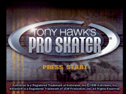 Tony Hawk's Pro Skater (N64)   © Activision 2000    1/2