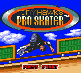 Tony Hawk's Pro Skater (GBC)   © Activision 2000    1/3