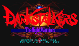 Darkstalkers: The Night Warriors (ARC)   © Capcom 1994    1/23
