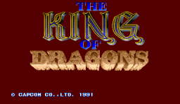 The King Of Dragons (ARC)   © Capcom 1991    1/6