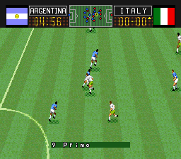 Soccer Shootout (SNES)   © Capcom 1994    2/3