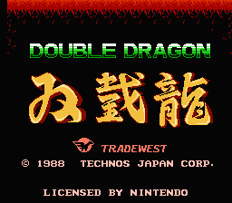 Double Dragon (NES)   © Tradewest 1988    1/3