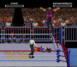 WWF Raw (SNES) &nbsp; &copy; LJN 1994 &nbsp;  4/4