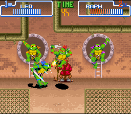 Teenage Mutant Ninja Turtles: Turtles In Time (SNES)   © Konami 1992    3/6