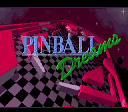 Pinball Dreams (SNES)   © GameTek 1994    1/3