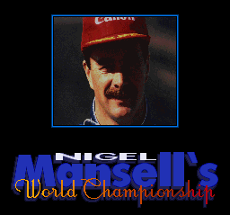 Nigel Mansell's World Championship Racing (SNES)   © GameTek 1993    1/3