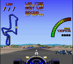 Nigel Mansell's World Championship Racing (SNES)   © GameTek 1993    2/3