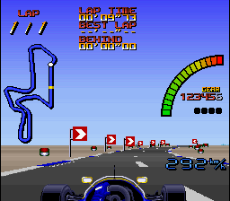 Nigel Mansell's World Championship Racing (SNES)   © GameTek 1993    3/3