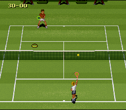 Jimmy Connors Pro Tennis Tour (SNES)   © Ubisoft 1992    2/3