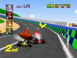 Mario Kart 64 (N64)   © Nintendo 1996    2/3