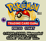 Pokmon Trading Card Game   © Nintendo 1998   (GBC)    1/3