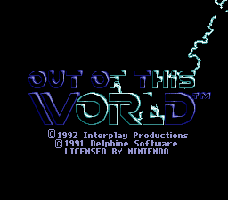 Another World (SNES)   © Interplay 1992    1/4