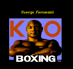 George Foreman's KO Boxing (NES)   © Acclaim 1992    1/3