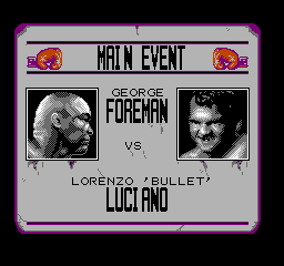 George Foreman's KO Boxing (NES)   © Acclaim 1992    2/3