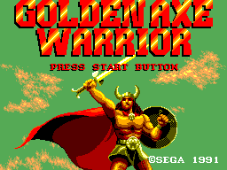 Golden Axe Warrior (SMS)   © Sega 1991    1/3