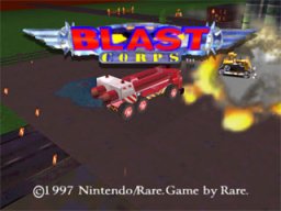 Blast Corps   © Nintendo 1997   (N64)    1/3