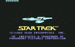 Star Trek (C64)   © Sega 1983    1/3
