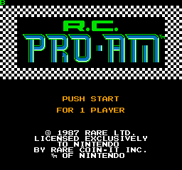 R.C. Pro-Am (NES)   © Nintendo 1988    1/3
