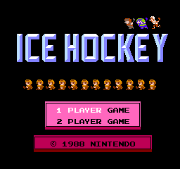 Ice Hockey (1988) (NES)   © Nintendo 1988    1/3