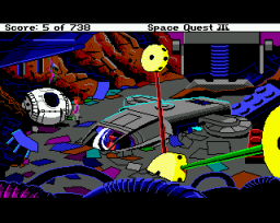 Space Quest III: The Pirates Of Pestulon (AMI)   © Sierra 1989    2/3