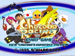 Chocobo Racing (PS1)   © Square 1999    1/3