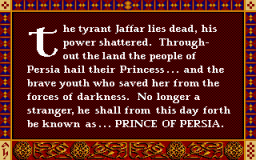 Prince Of Persia (PC)   © Brderbund 1989    25/25