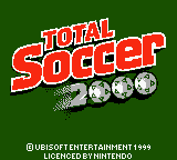 Total Soccer 2000 (GBC)   © Ubisoft 2000    1/3