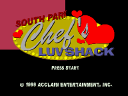 South Park: Chef's Luv Shack (N64)   © Acclaim 1999    1/3