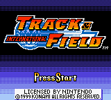 International Track & Field (2000) (GBC)   © Konami 1999    1/3
