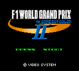 F1 World Grand Prix II (GBC)   © Konami 2000    1/3