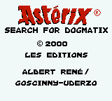 Astrix: Search For Dogmatix (GBC)   © Infogrames 2000    1/3