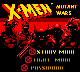 X-Men: Mutant Wars (GBC)   © Activision 2000    1/3