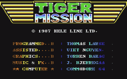 Tiger Mission (C64)   © Kele-Line 1987    1/3