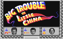Big Trouble In Little China (C64)   ©      1/2