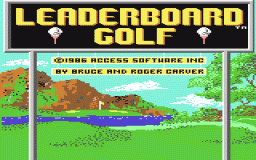 Leaderboard Golf (C64)   ©  1986    1/3