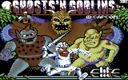 Ghosts 'N Goblins (C64)   © Elite 1986    1/7