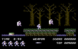 Ghosts 'N Goblins (C64)   © Elite 1986    3/7