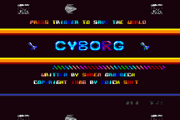 Cyborg (1986) (C64)   © Kele-Line 1986    1/2