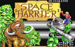 Space Harrier (C64)   © Elite 1987    1/3