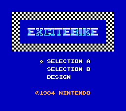 Excitebike (NES)   © Nintendo 1984    1/3