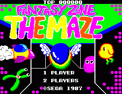 Fantasy Zone: The Maze   © Sega 1987   (SMS)    1/3