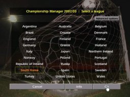 Championship Manager: Season 02/03 (XBX)   © Sports Interactive 2002    1/3