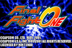 Final Fight One (GBA)   © Ubisoft 2001    1/6