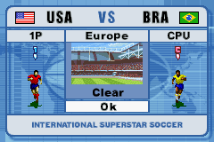 International Superstar Soccer (GBA)   © Konami 2001    3/3