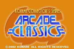 Konami Collector's Series: Arcade Classics (GBA)   © Konami 2002    1/7