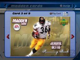 Madden NFL 2001   © EA 2000   (PS2)    2/3